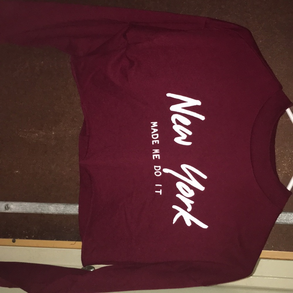 Crop sweater